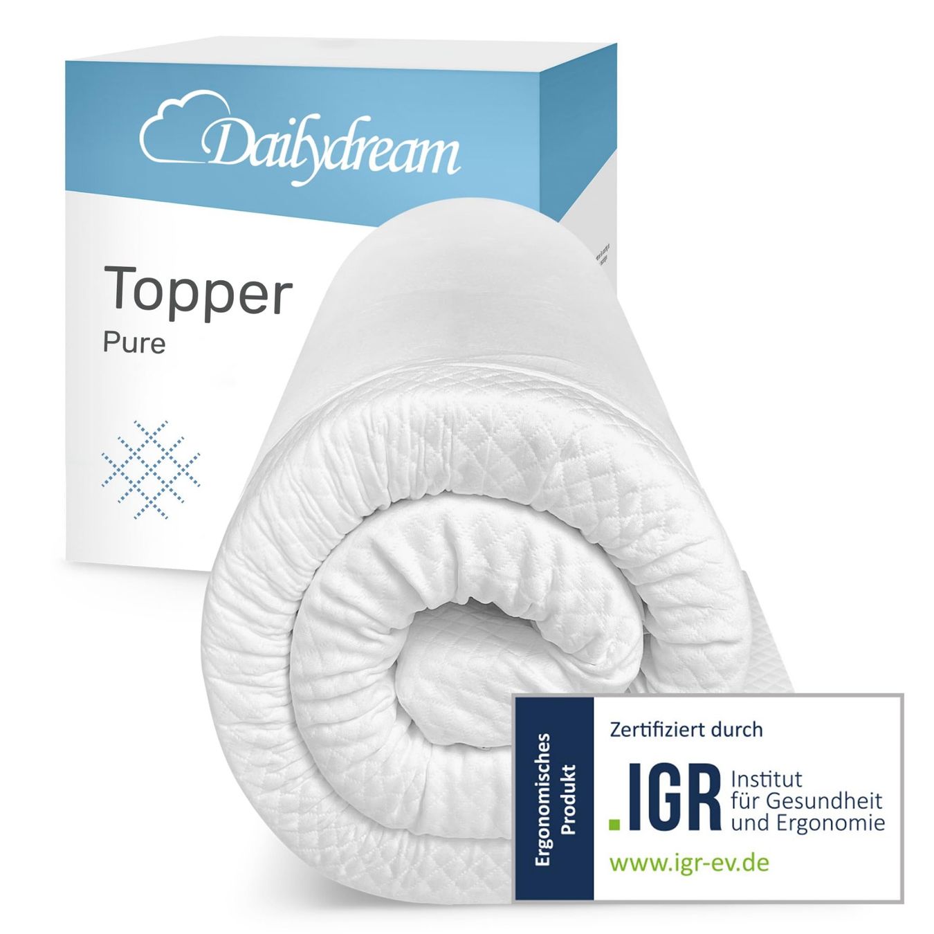 Matratzen: Matratzentopper Topper Memory Foam waschbar mit Eckbändern – Neu und originalverpackt aus Dörflingen von Nixhub