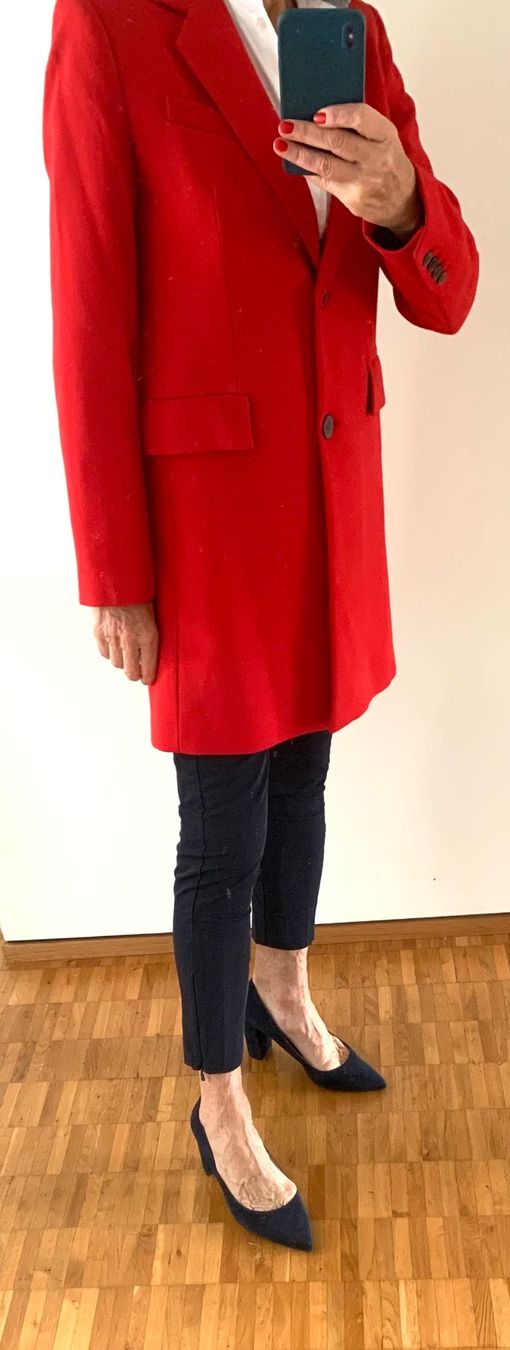 Cappotti: MANTEL ELEGANTER  ROT S NEU!!! – Nuovo e nell'imballaggio originale da Adliswil venduto da atram57 2