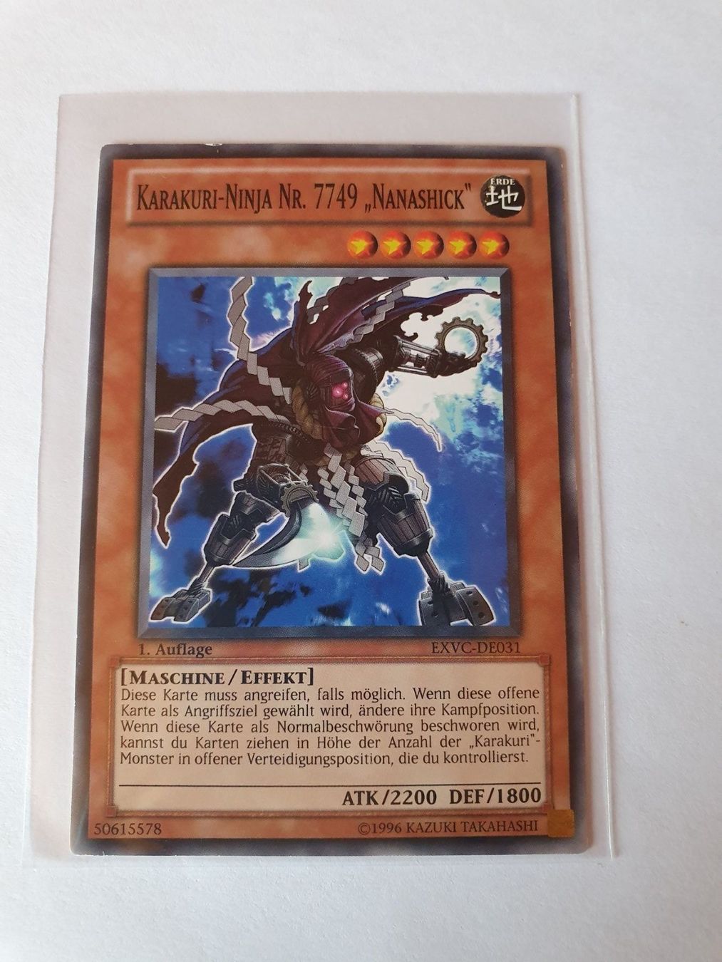 Yugioh Sammelbilder & Trading cards: Yugioh Karakuri Ninja 7749 "Nanashick" – Gebraucht aus Oberdorf BL von BaldenEagle