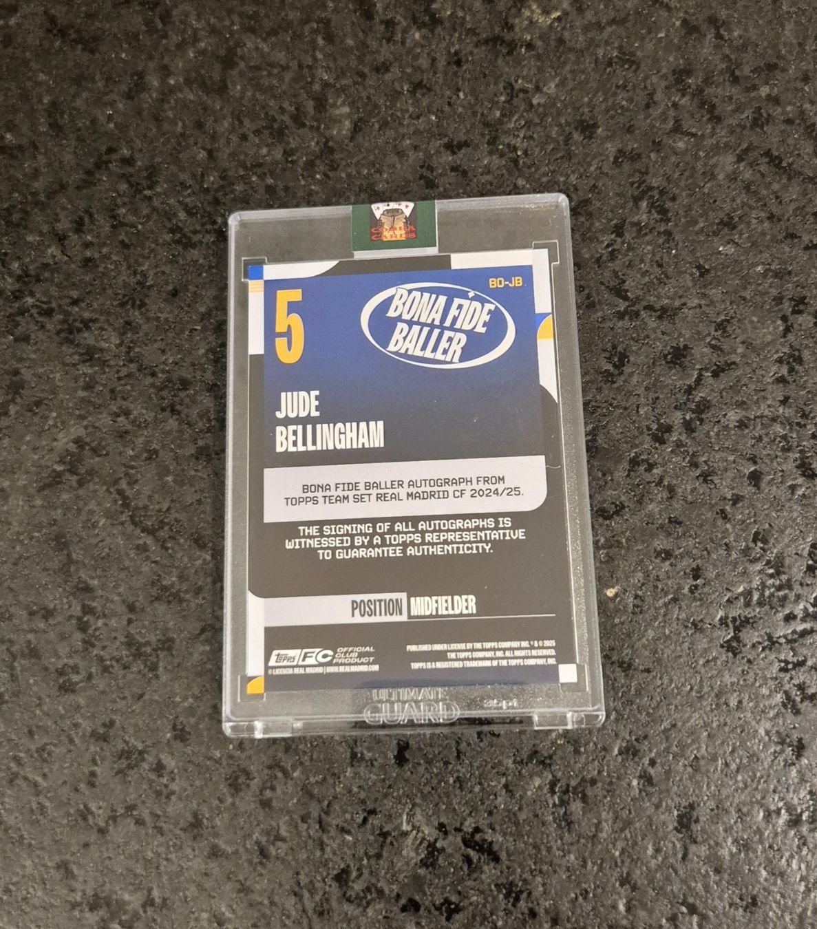 Topps Carte collezionabili: Jude Bellingham /25 Autogramm - Real Madrid - Topps – Nuovo (secondo la descrizione) da Burg AG venduto da Danoe 1