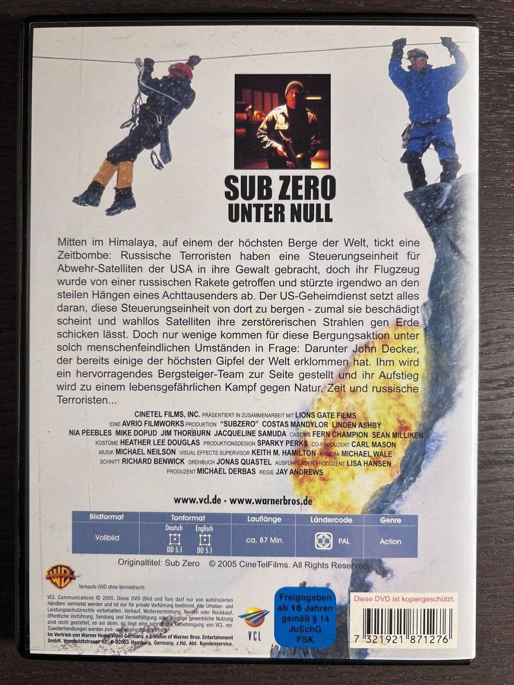 Tutti i DVDs: Sub Zero - Unter Null – Usato da Zürich venduto da FilmFreunde 1