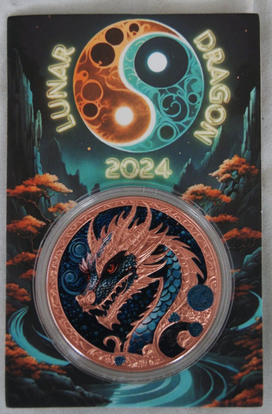 Alle Münzen: DRAGON / LUNAR 2024 – Neu und originalverpackt aus Stadel von Wald100 2