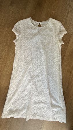 Robe d'été blanche en dentelle, taille M
