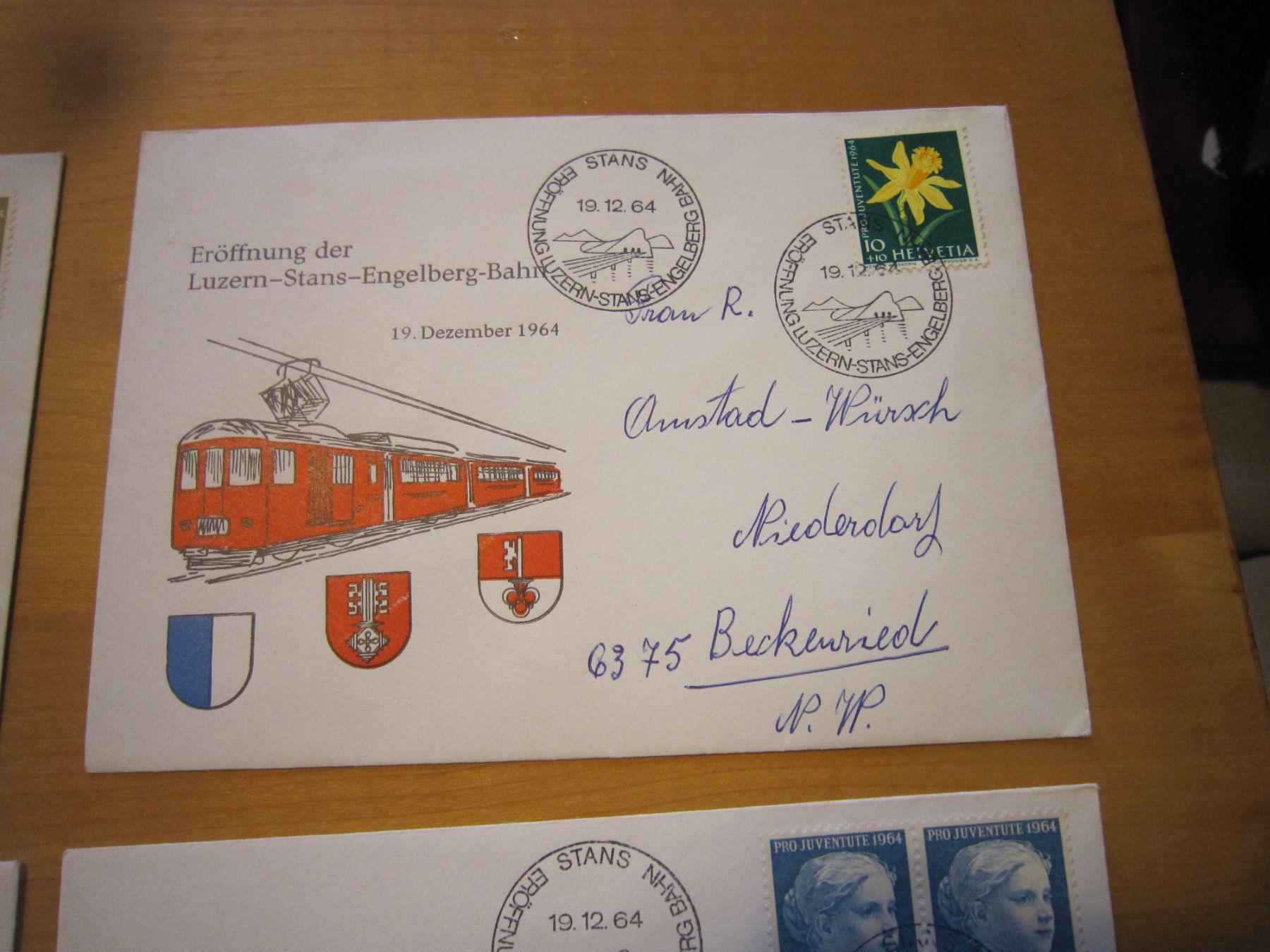 Tutti i francobolli: 1964 Luzern Stans Engelberg – Usato da Gordola venduto da Polentaefung 2