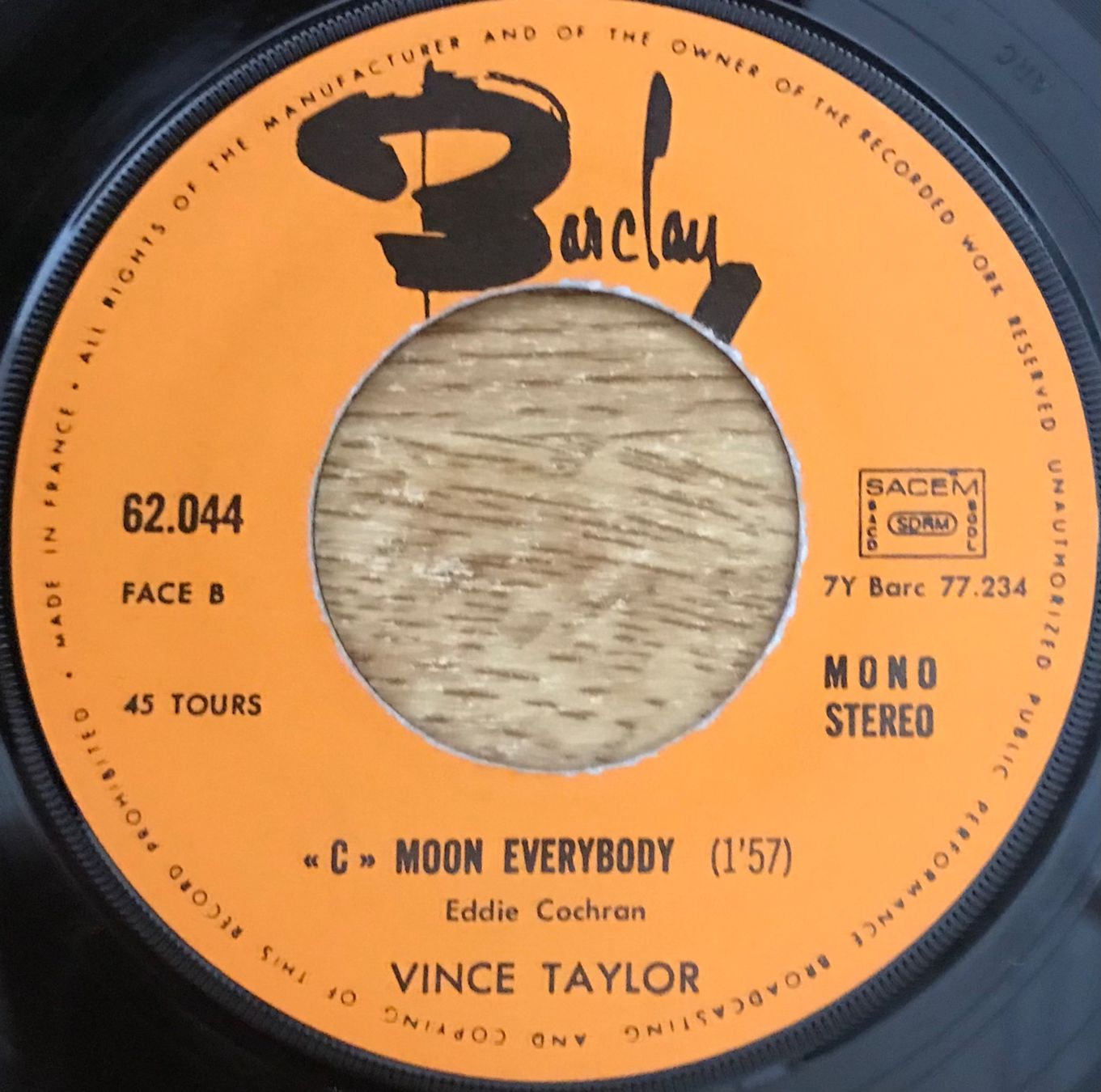 Vinyles: VINCE TAYLOR - READY TEDDY – D'occasion à Bussigny par vinyl-pas-cher 3