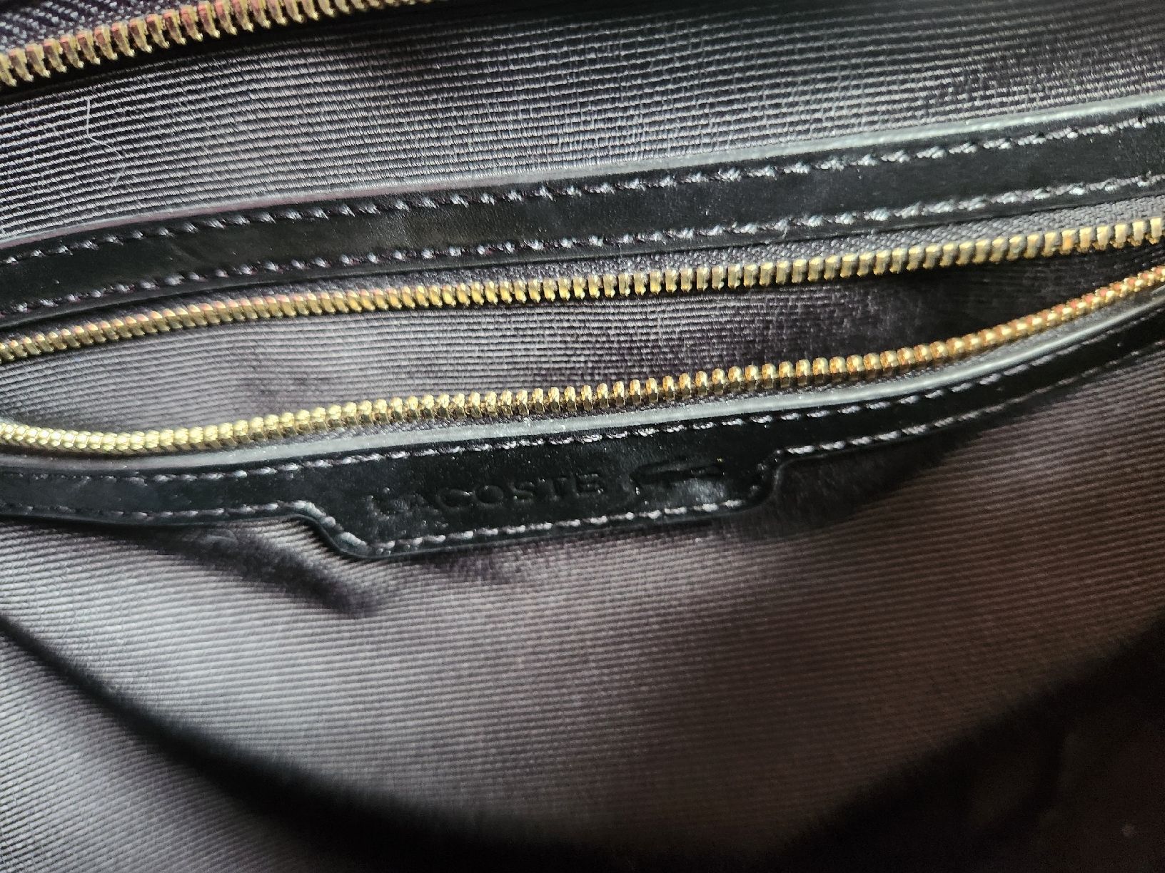 Lacoste Borse da donna: Sac cabas Lacoste noir cuir  – Usato da Niedergösgen venduto da Eva2410 9
