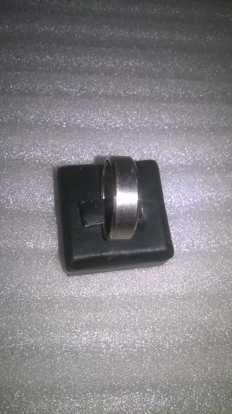Bagues: ring edelsthal,,,silber farbe,,,matte und glanzig – Neuf (Voir description) à Basel par bijoutrie_4 1