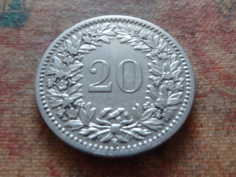Tutti le monete: 20 Rp. 1885  (C) – Usato da Romanel-sur-Lausanne venduto da Swift13 1