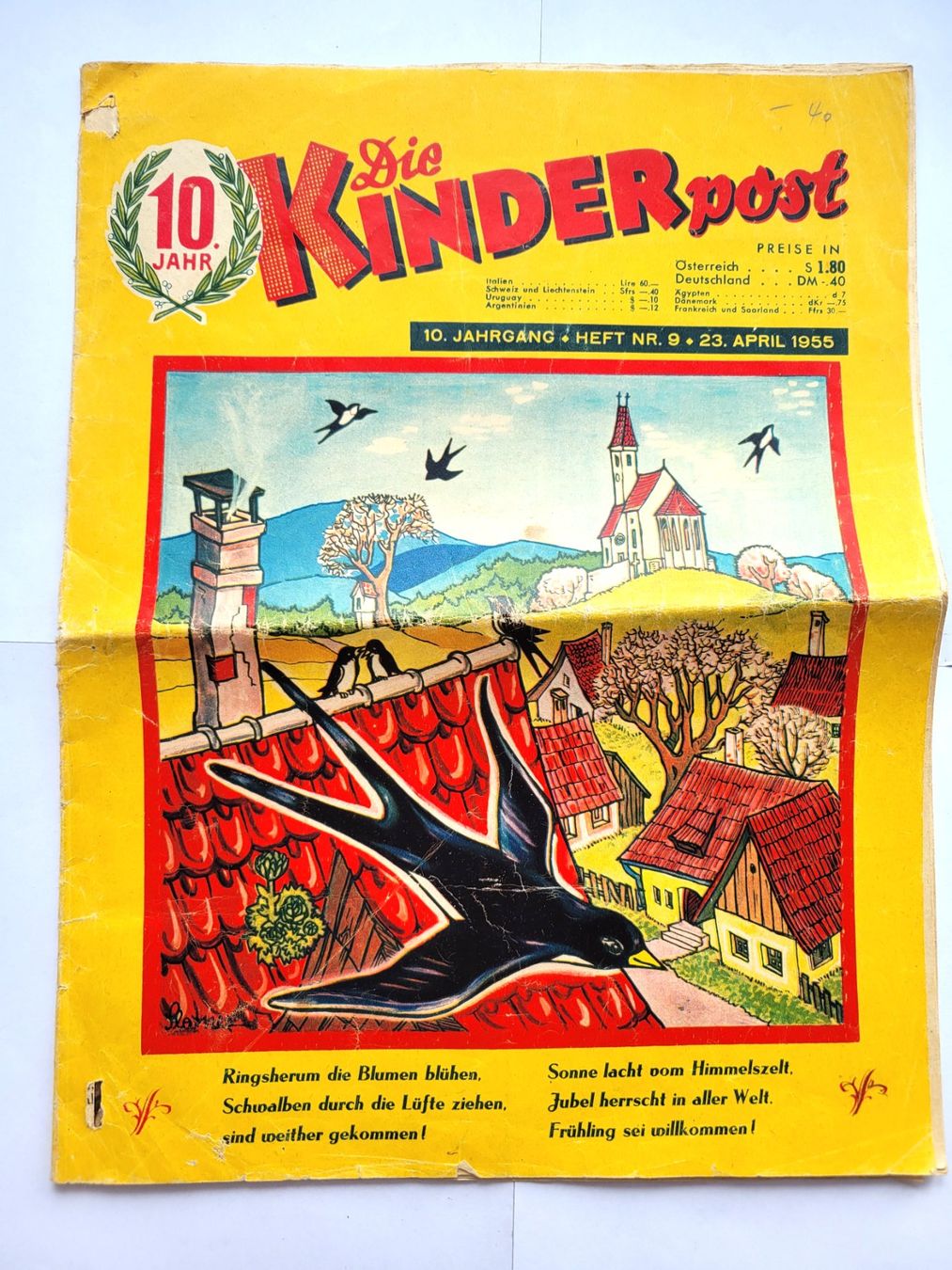 Zeitschriften & Magazine: Die Kinderpost Heft 9 / 1955 – Gebraucht aus Schöftland von huair