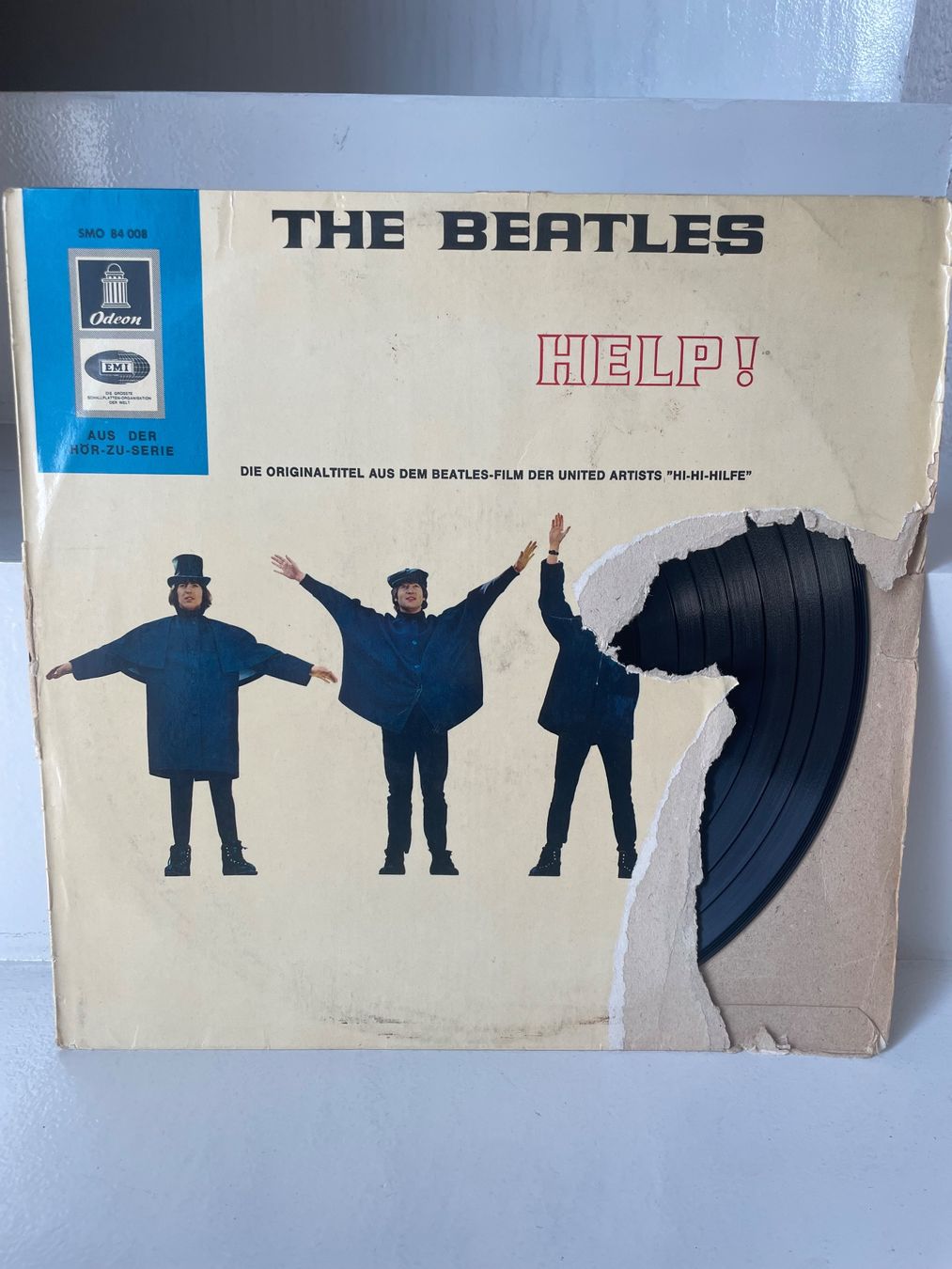 Dischi in vinile: The Beatles Help! Odeon 84008 Export Pressung Switzerland – Usato da Minusio venduto da Pink222