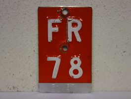 FR 78 VELONUMMER - FAHRRADSCHILD