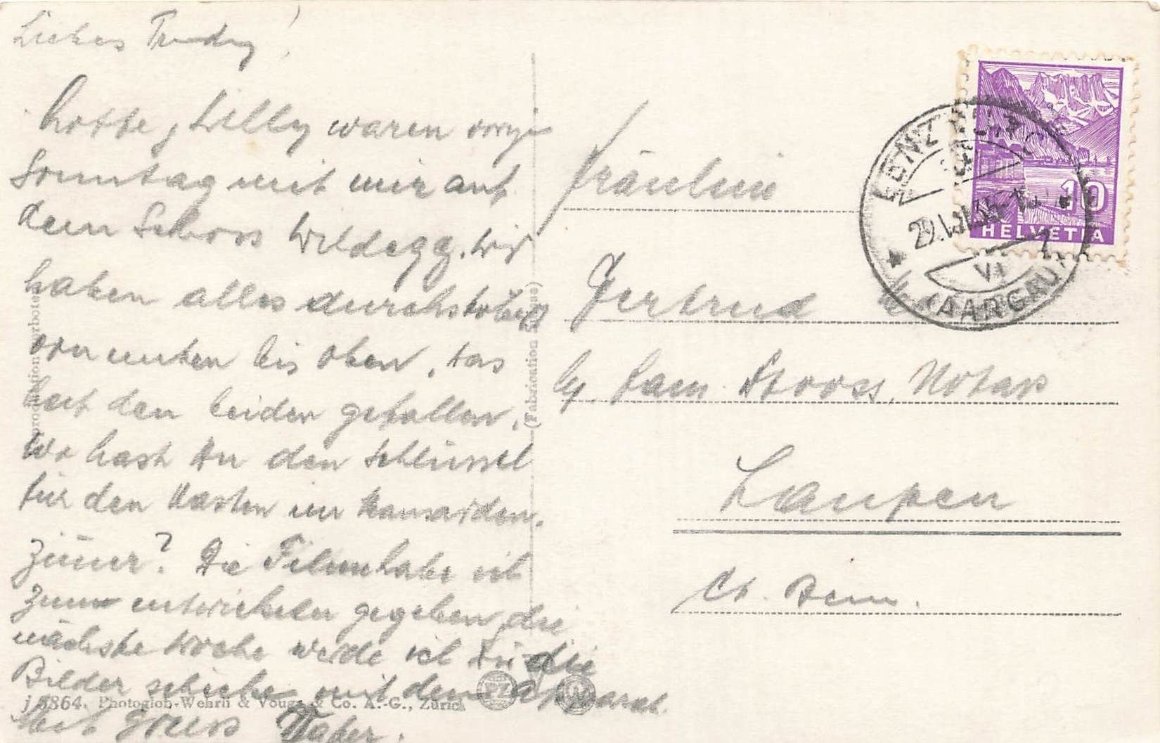 Cartoline postali: Schloss widegg – Usato da Biasca venduto da Blenio71 1
