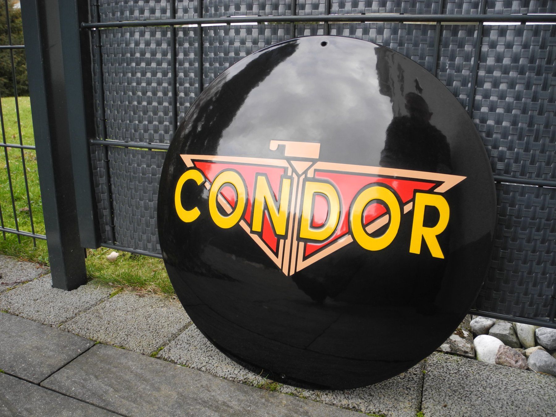Insegne: CONDOR MOTORRAD EMAILSCHILD – Nuovo (secondo la descrizione) da Reinach AG venduto da Huckleberrysix 4