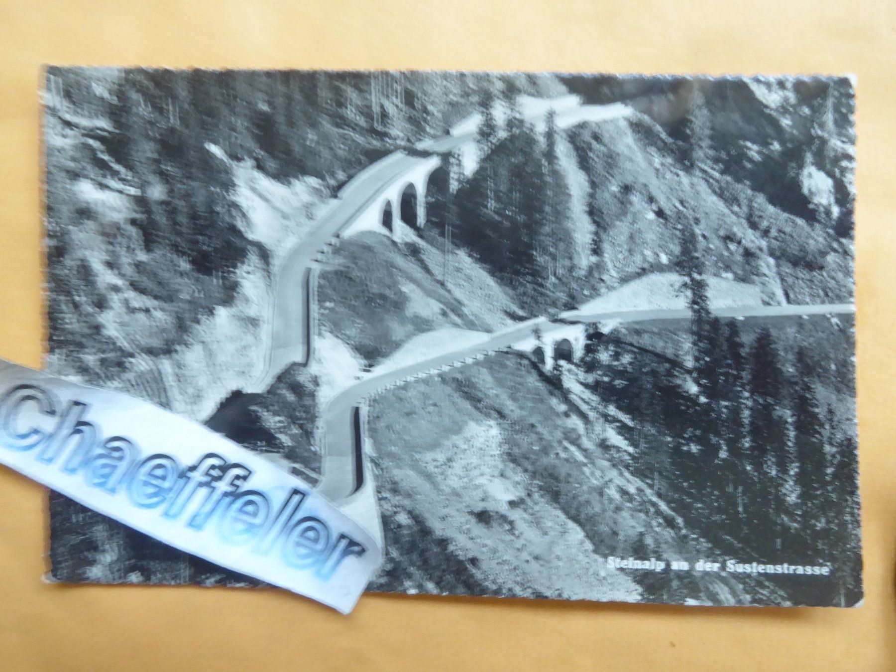 Cartes postales: Steinalp an der Sustenstrasse – D'occasion à Zürich par Chaeffeler