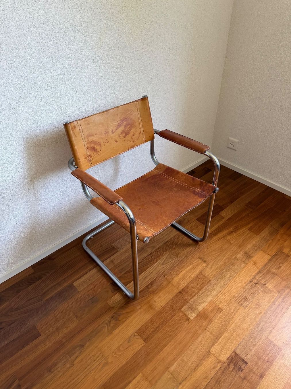 Poltrone: 4x Freischwinger-Sessel Leder Chrom – Usato da Tägerwilen venduto da brunofelber 3