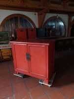 Rote Kommode Sideboard asiatisch