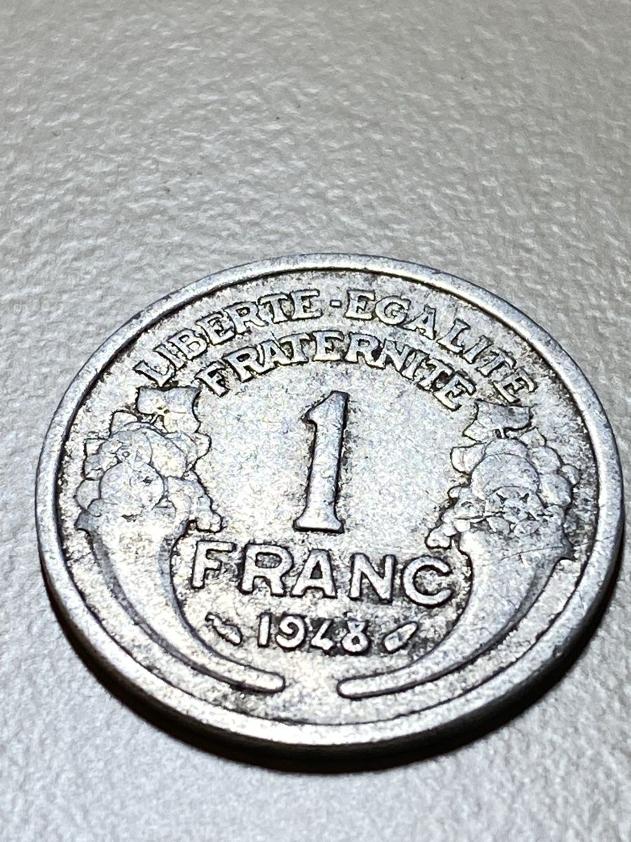 Tutti le monete: France - 1 franc - 1948 – Usato da Payerne venduto da Mike1682