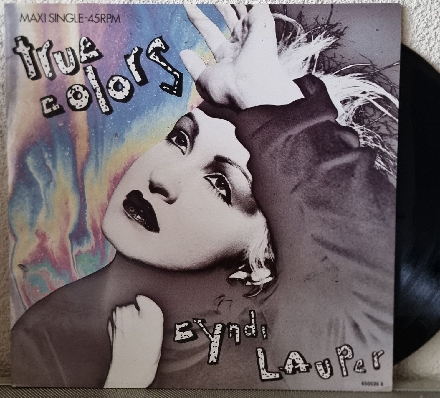 Schallplatten: CYNDI LAUPER - TRUE COLORS - MAXI SINGLE – Gebraucht aus Greifensee von scharmant