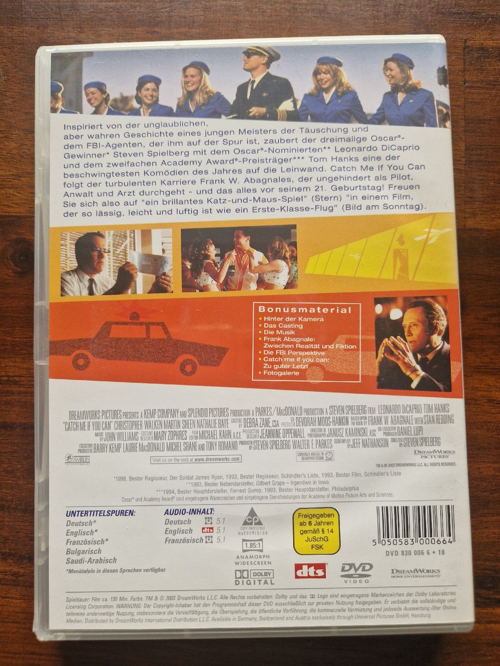 Tutti i DVDs: Catch me if you can – Usato da Emmenbrücke venduto da alexa1983 1