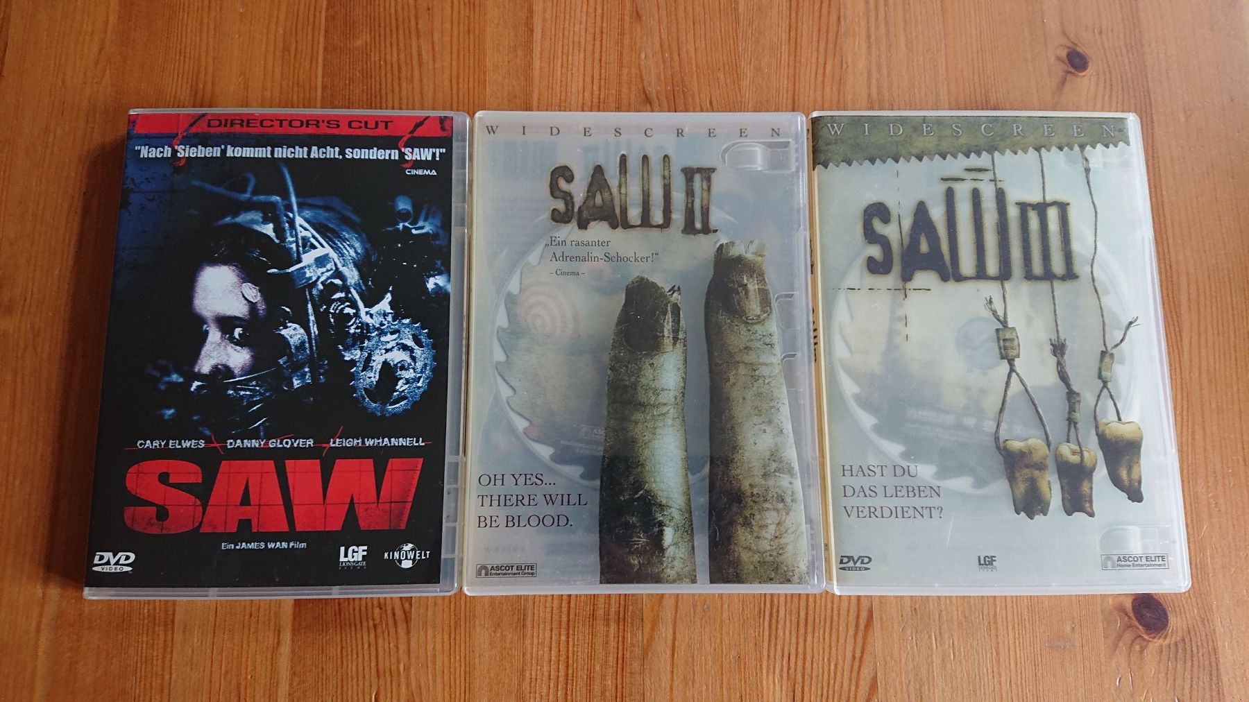 Alle DVDs: SAW 1 bis 7 auf DVD – Gebraucht aus Wilderswil von Exebub 1