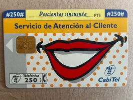 Telefonkarte Spanien, Servicio de Atención al Cliente