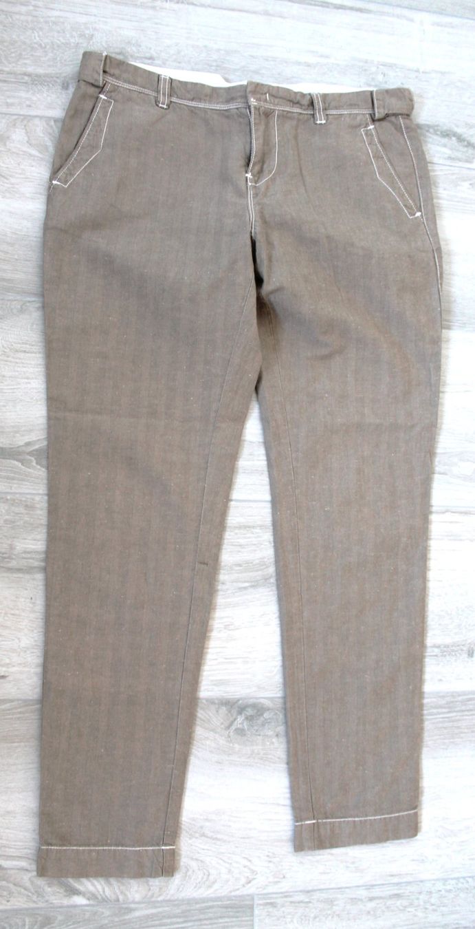 Pantaloni: Pantalon coton/lin 31/L – Usato da Chez-le-Bart venduto da jasse