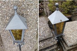 Gartenlampen aus Stahl