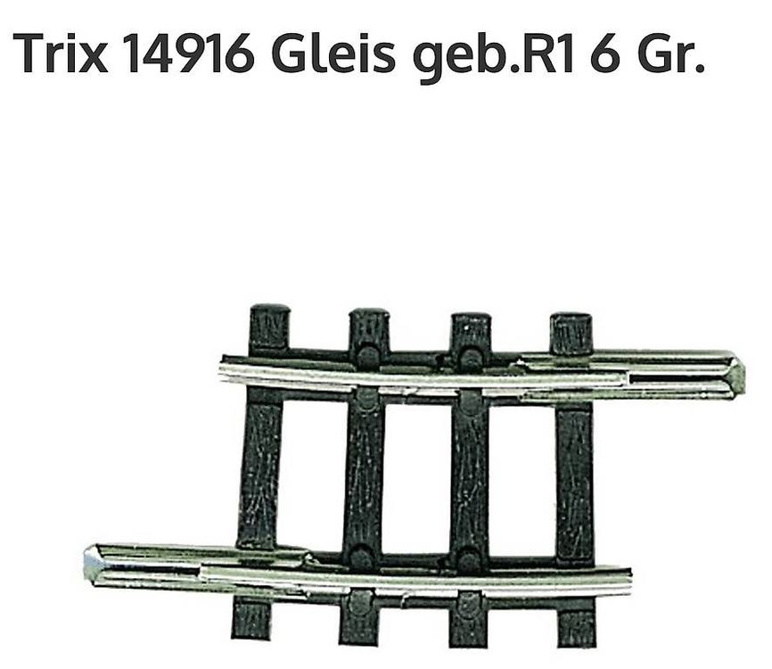 Fleischmann HO Prof-Gleis geb.Gleis R788 mm » Modellbahn Nütz
