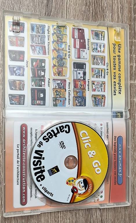 Libri: Model CD pour faire des cartes de visites  – Usato da Essertines-Rolle venduto da flo_y6p8 2