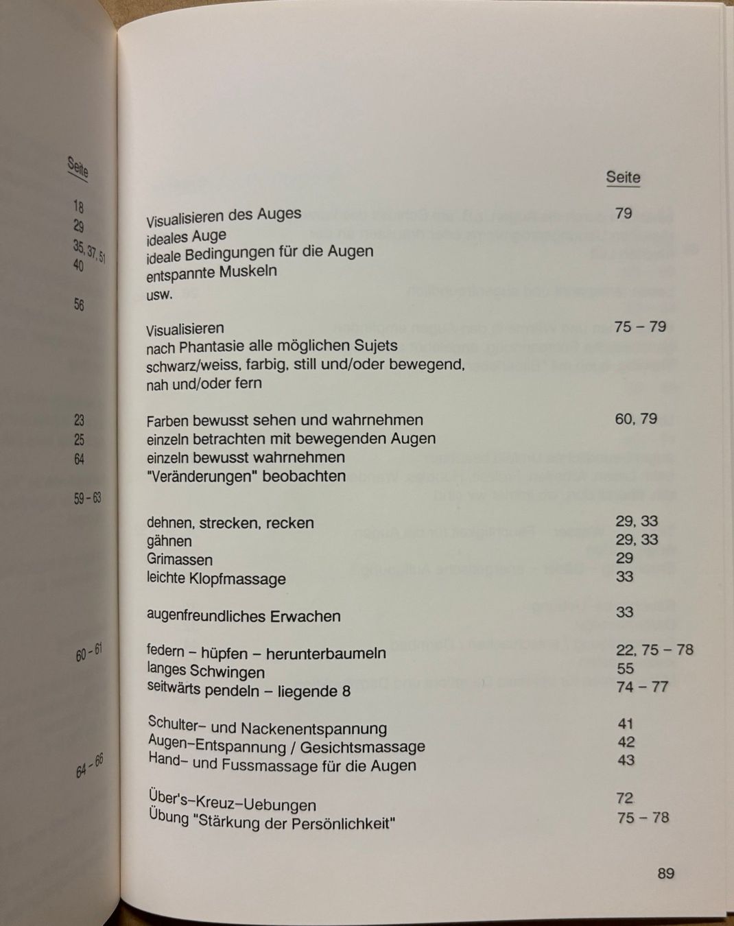 Libri: Wolf Marlène, Integriertes Augentraining – Nuovo (secondo la descrizione) da Sarnen venduto da Livres 9