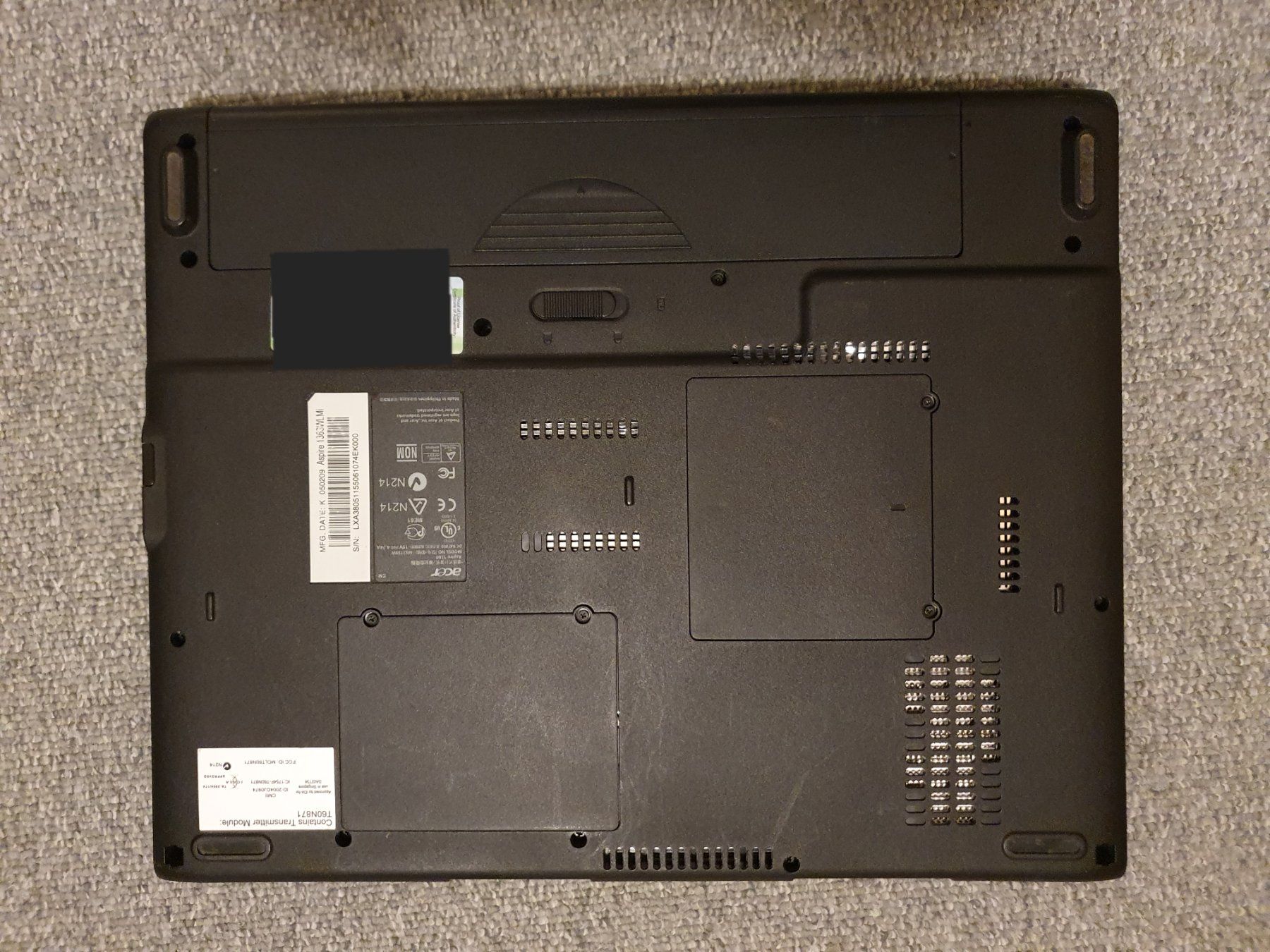 Acer Notebooks: Acer Aspire 1363WLMi, Geforce FX Go 5200 64MB, Antix Linux – Gebraucht aus Winterthur von E-Frosch 2