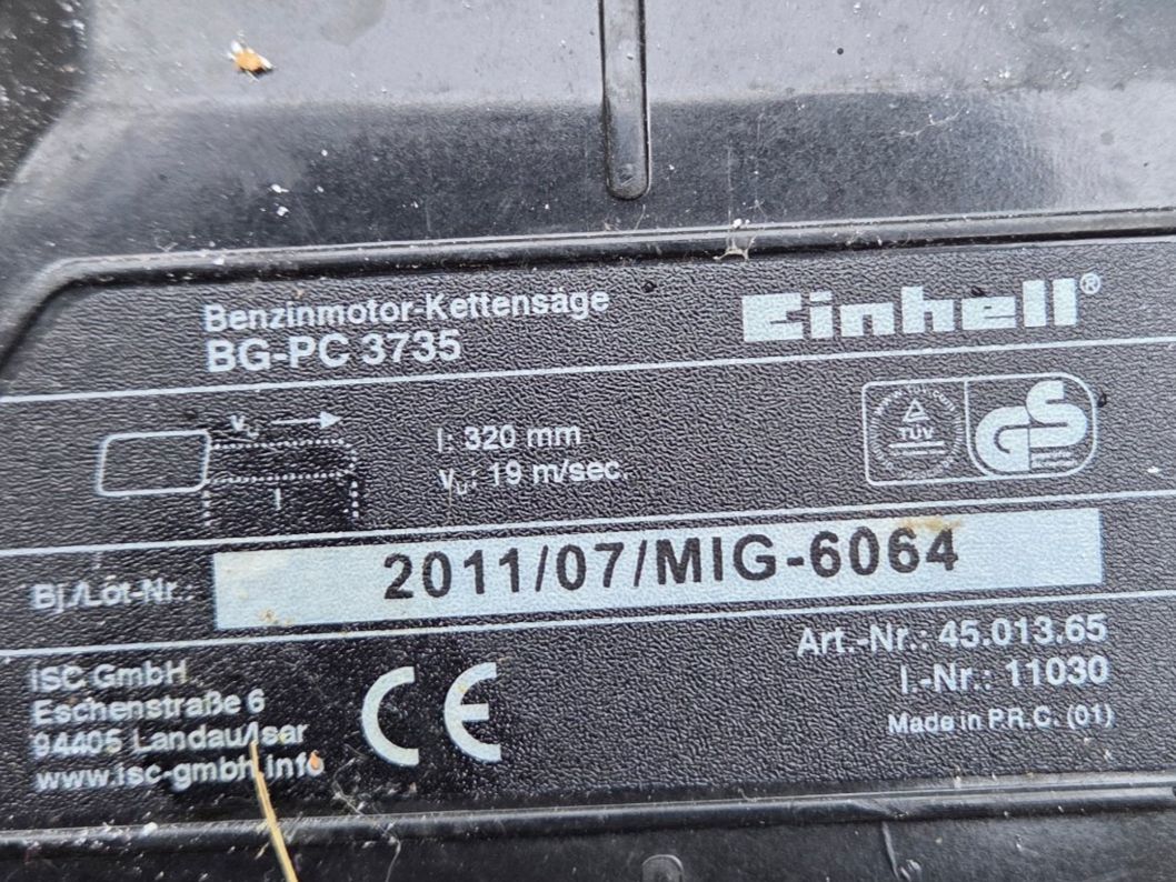 Einhell Alle Werkzeuge: Tronçonneuse Einhell 320mm – Gebraucht aus Conches von mrp_qpt5 2