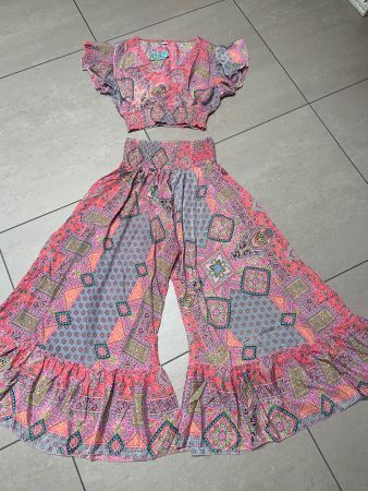 Boho Zweiteiler mit Seide