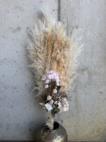 Wunderschöner Pampas-Trockenblumenstrauss – Hochzeitsdeko 🤍