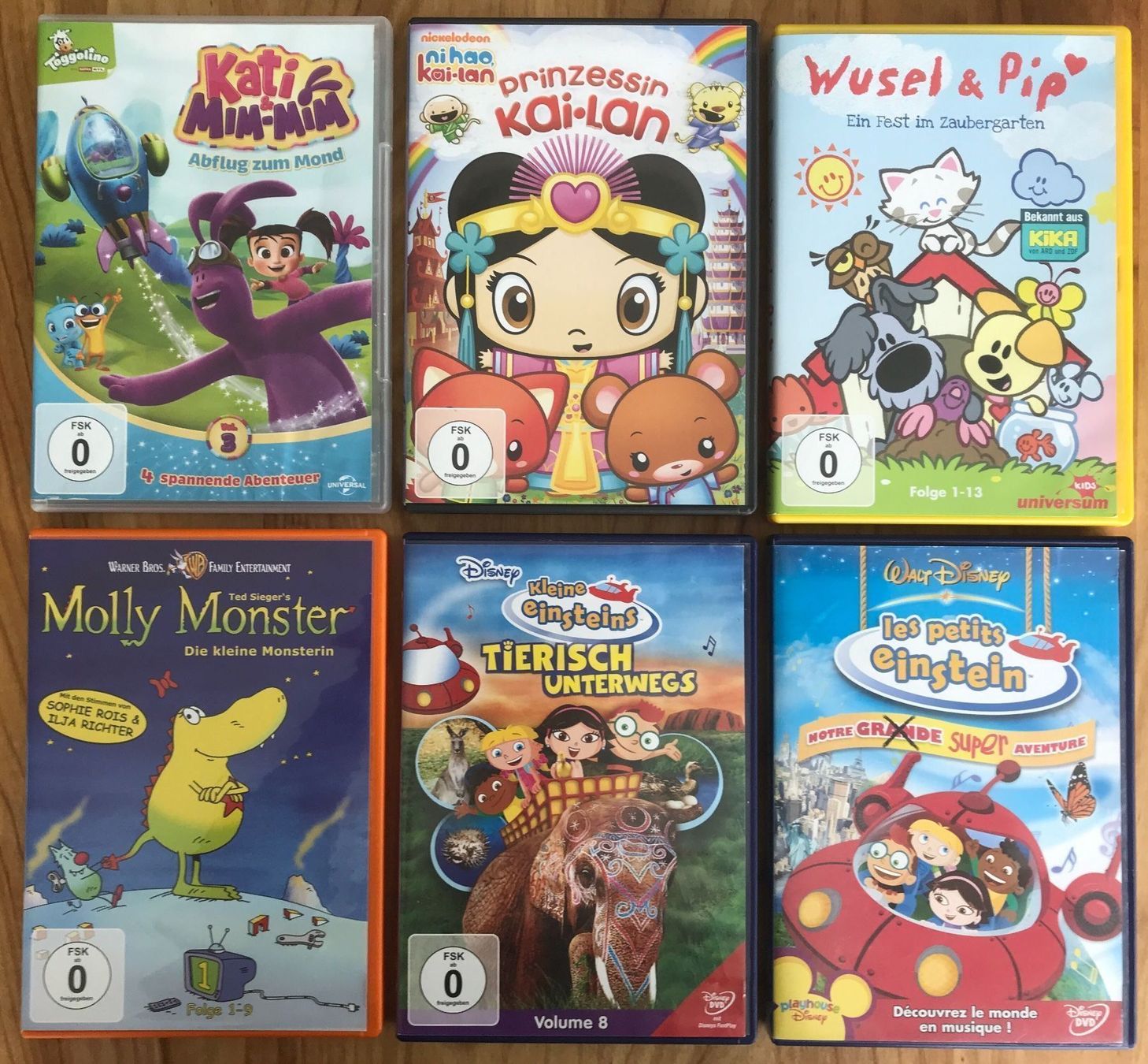 Tutti i DVDs: 6 x DVD für Kinder – Usato da Eglisau venduto da felix_ch