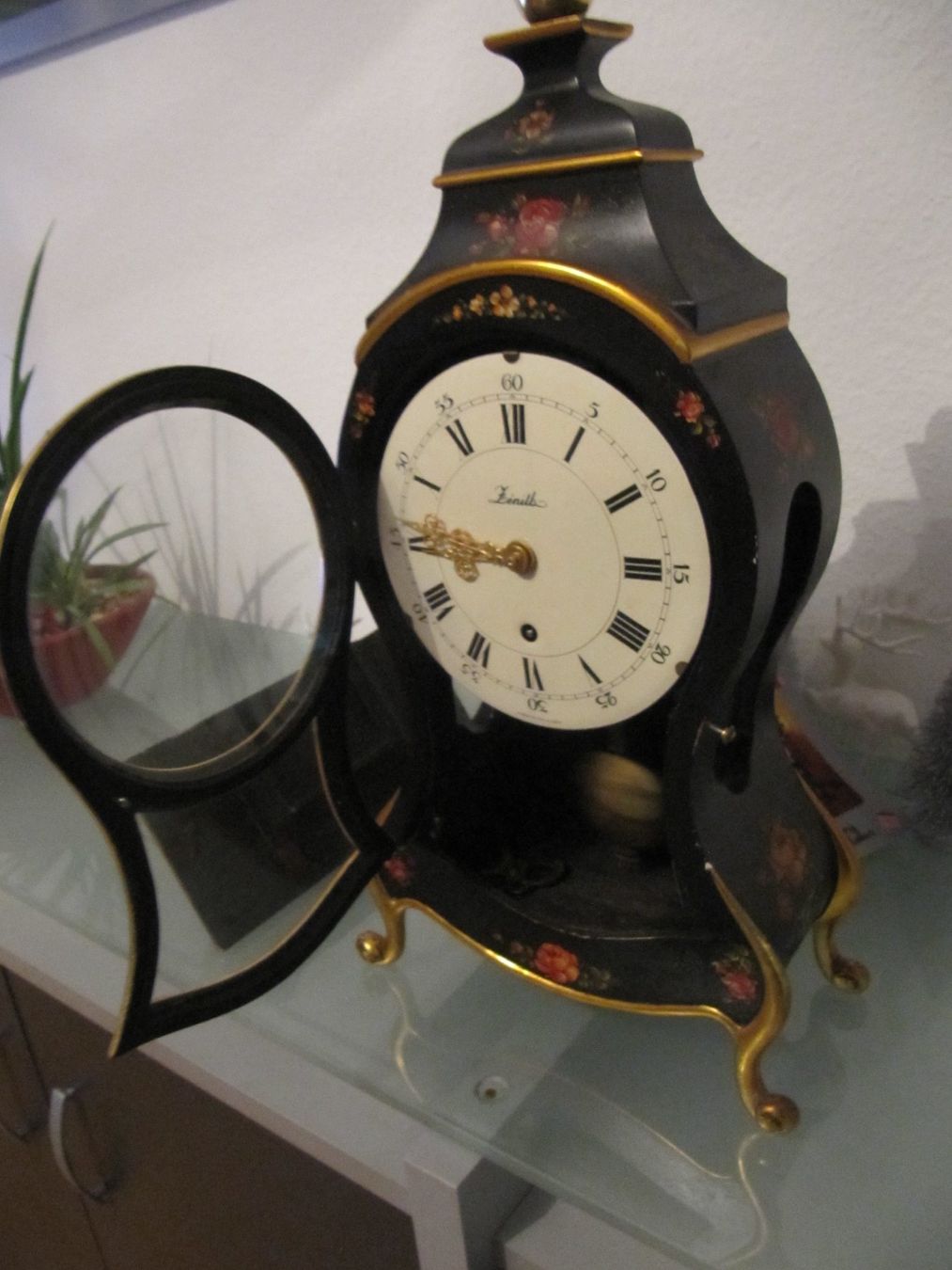 Zenith Orologi da terra & Orologi da parete: Zenith - aufziehbare Pendeluhr mit Sockel – Usato da Basel venduto da stefan4057 4