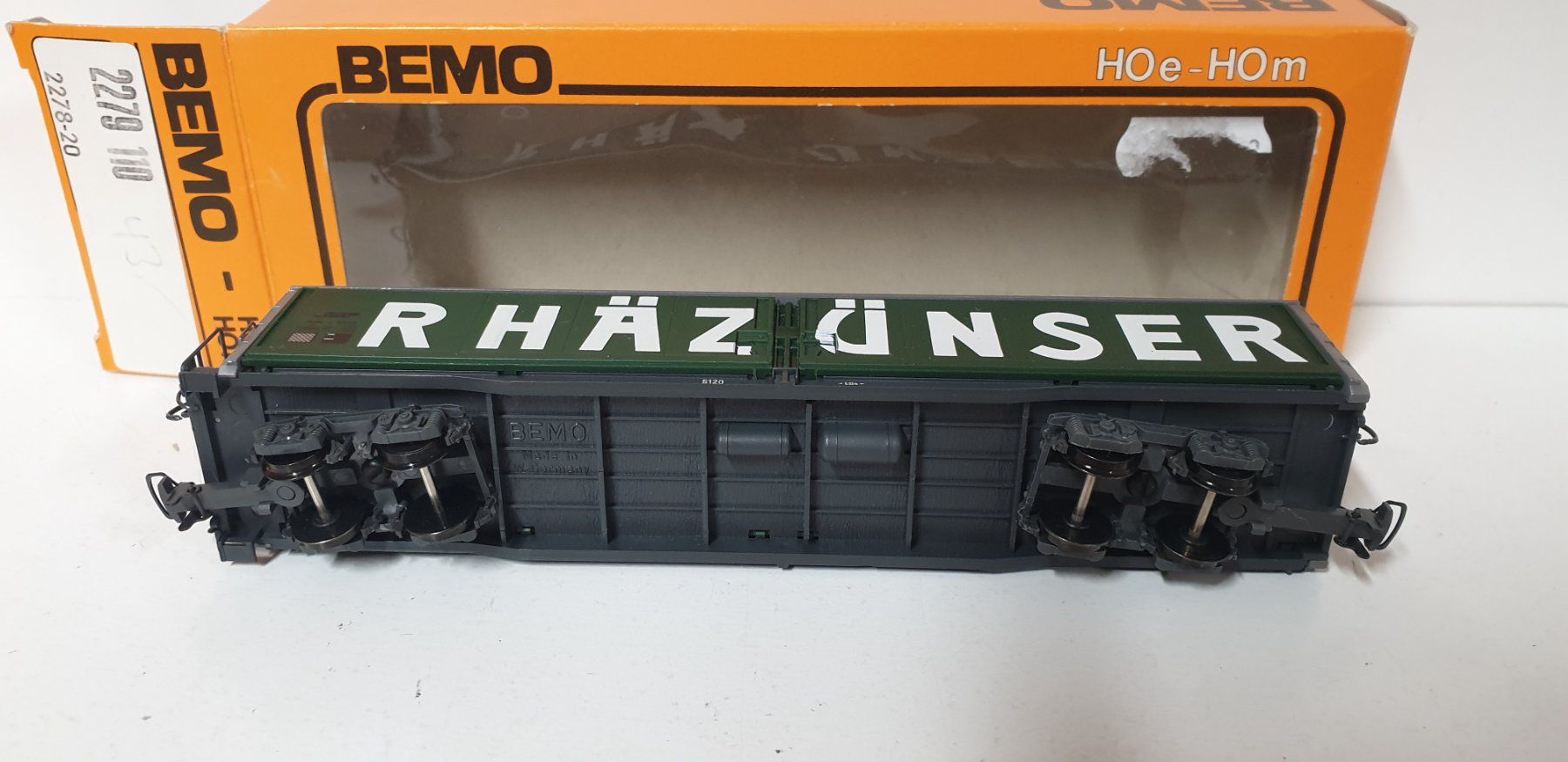 Bemo Modellini di ferrovie: Bemo RhB Güterwagen – Usato da Geroldswil venduto da TopTrain54 2
