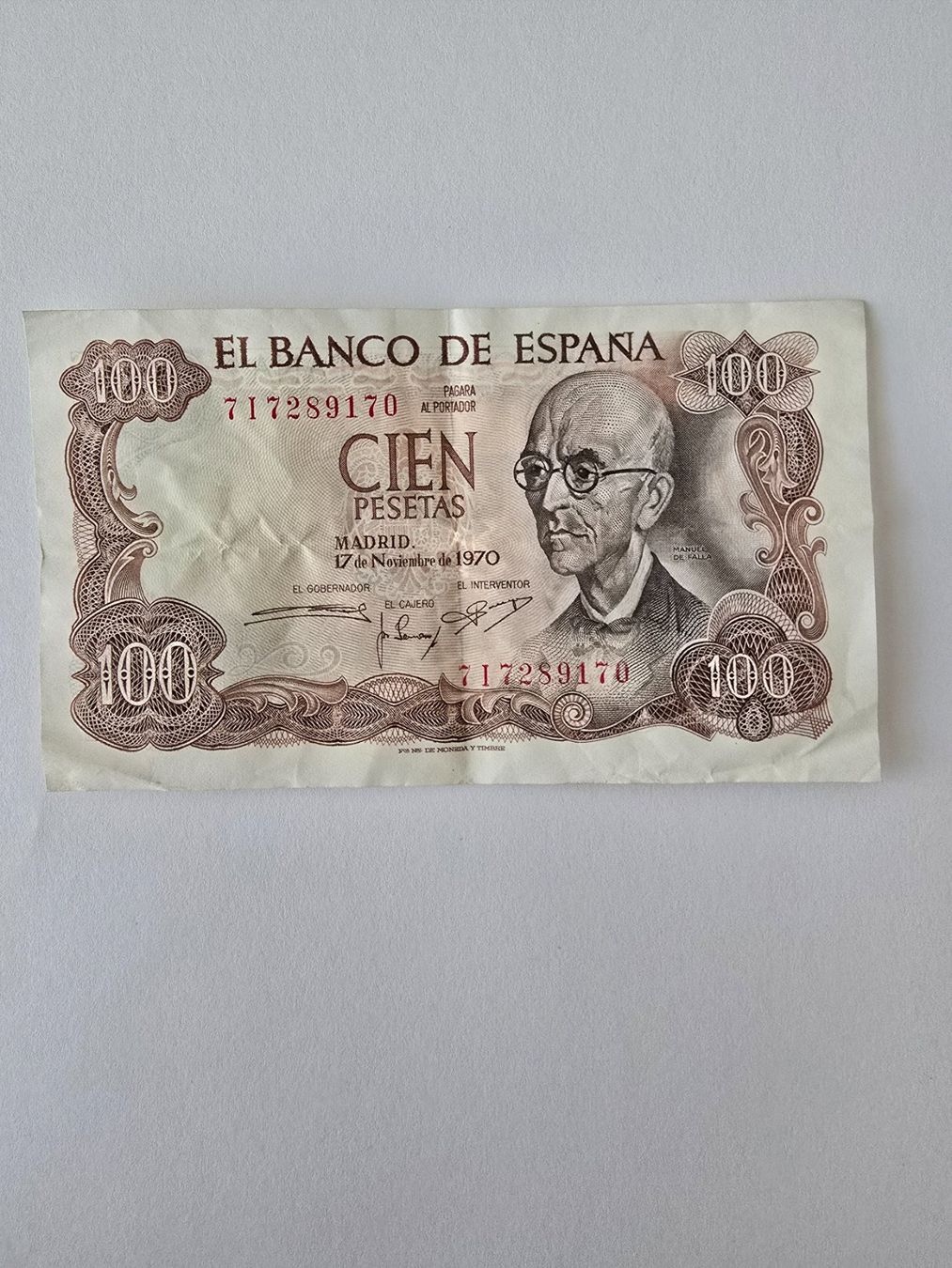 Banconote: 100 Peseten Spanien 1970 – Usato da Neuenhof venduto da brasvarela
