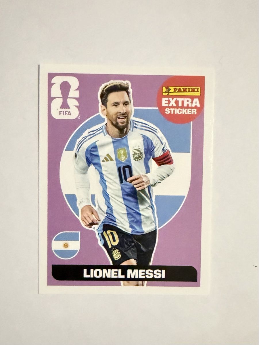 Panini Carte collezionabili: Extra Sticker Panini - LIONEL MESSI – Nuovo e nell'imballaggio originale da Bassecourt venduto da Eagle1903