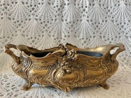 Messing Jardiniere Blumentopf 3500Gram