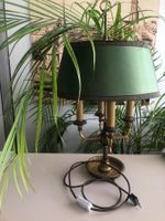 5Tischlampe antik mit Messingfuss ! Vintage !