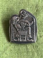 Allschwil 1964 Silber Fasnachtsplakette Rarität