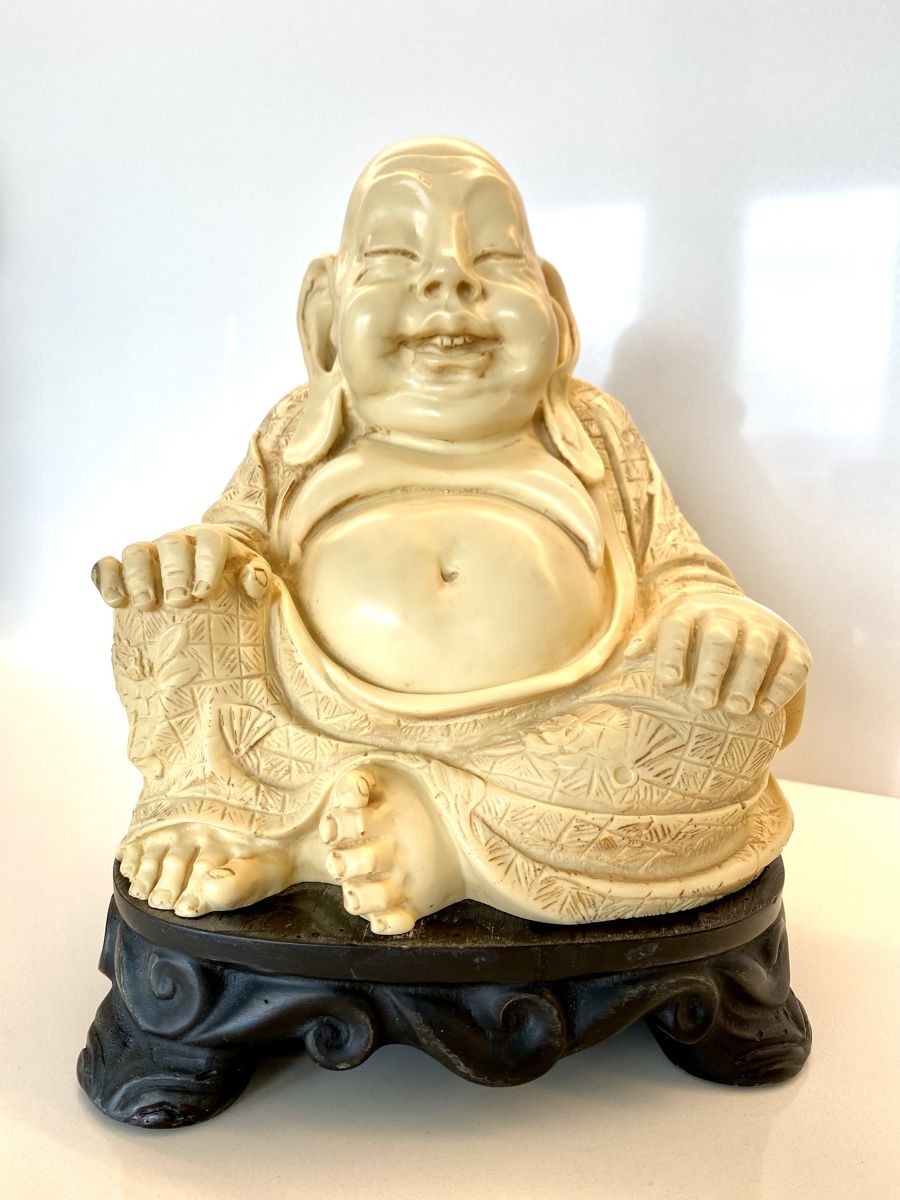Sculture & Statue: Hotei Lachender Buddha Figur – Usato da Basel venduto da phidelitas 4