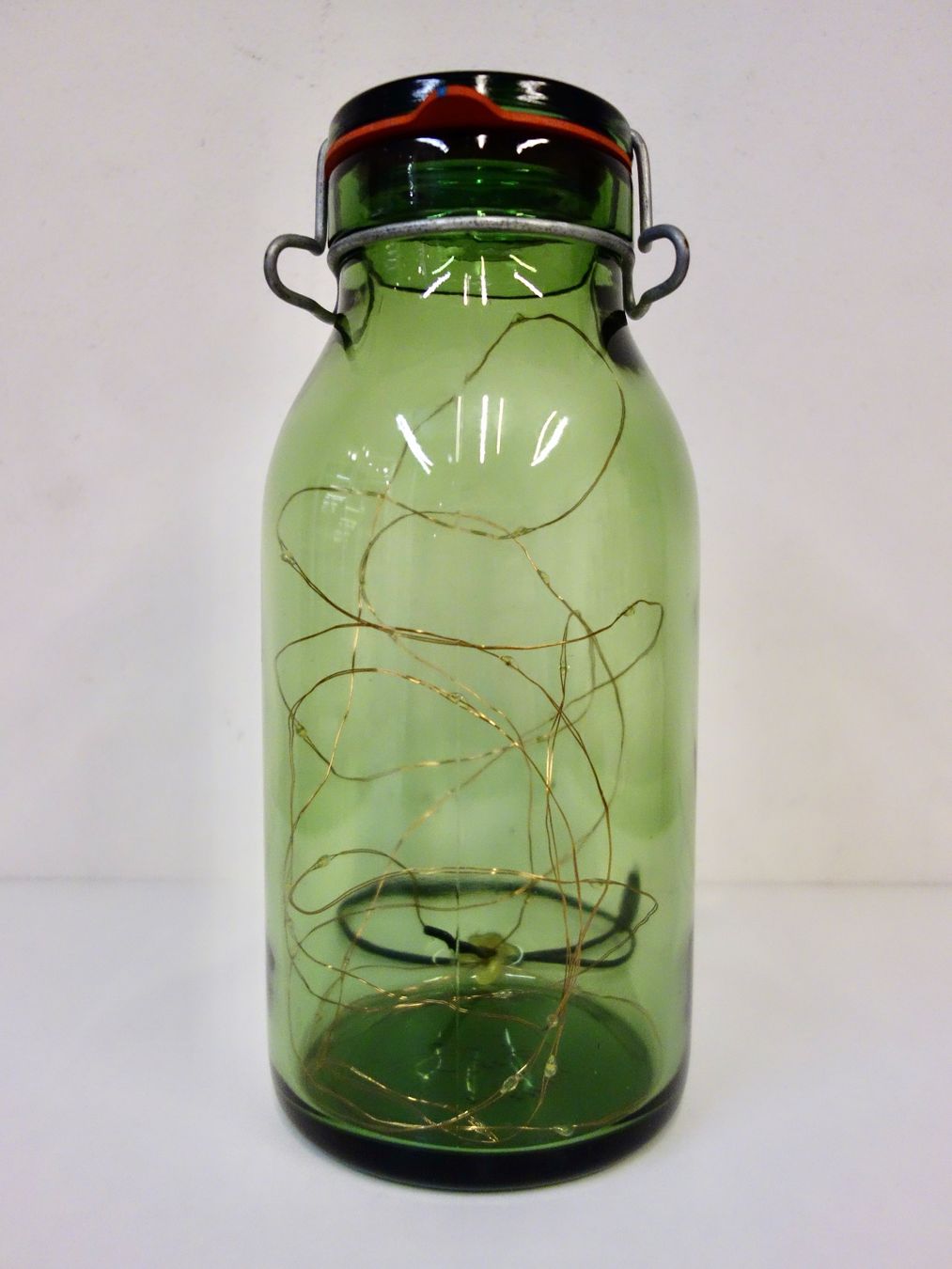 Tutte le decorazioni: Bülacher Glas Einmachglas mit Lichterkette – Usato da Kerzers venduto da zimmergruen 3