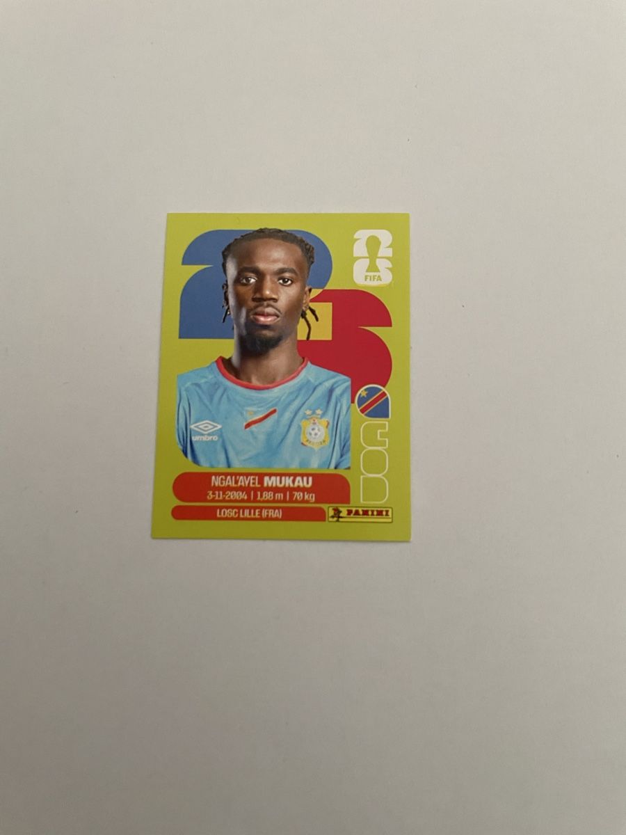 Panini Carte collezionabili: FIFA WM 2026 Ngalavel Mukau COD 9 – Nuovo (secondo la descrizione) da Winterthur venduto da Cobraforce