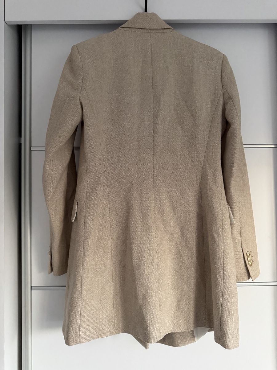 Zara Jacken: Zara Double-Breasted Blazer Beige Size M – Neu (gemäss Beschreibung) aus Gränichen von Domsiiiii 4