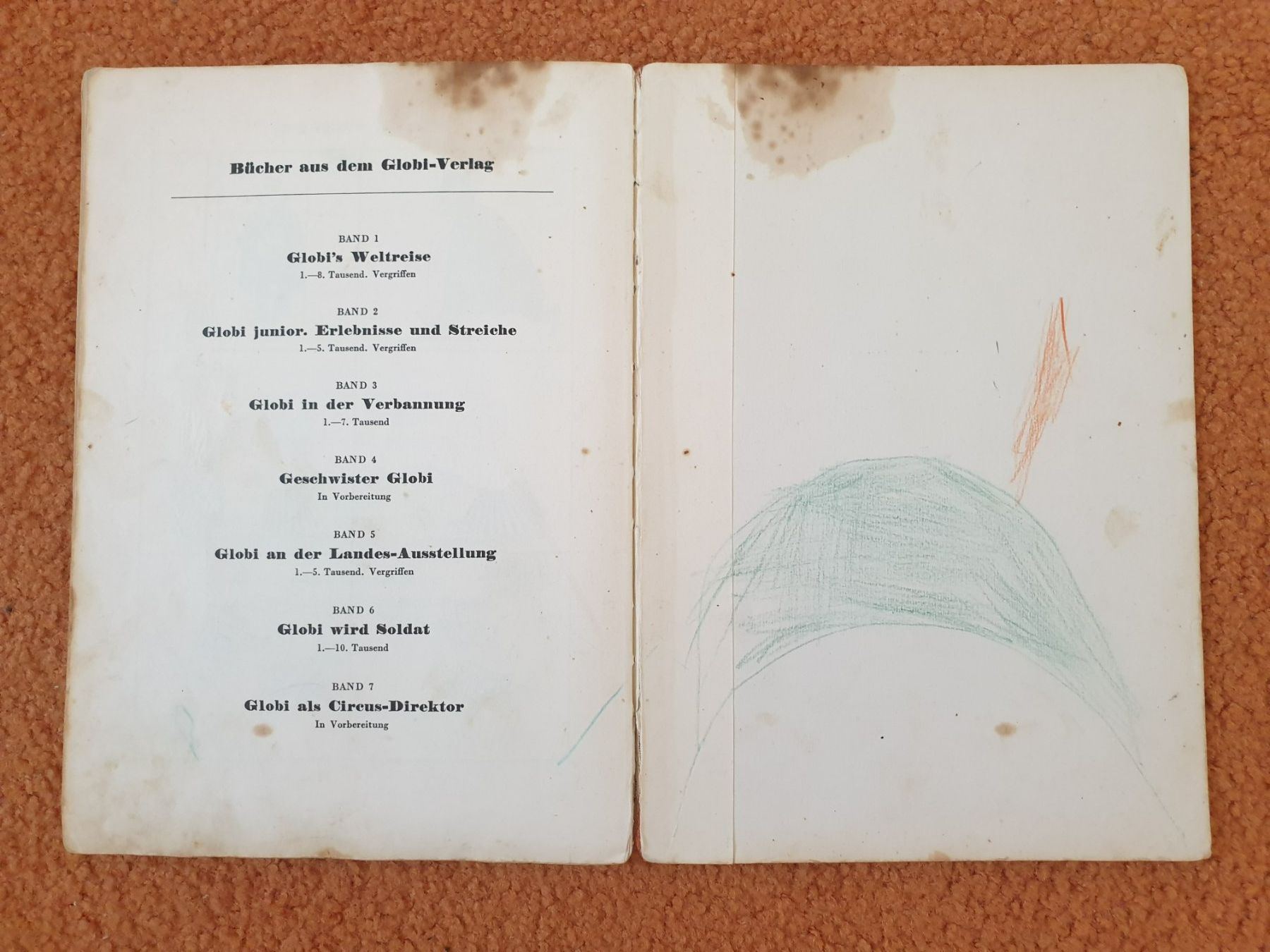 Libri: Globi wird Soldat 1. Auflage 1940 (1.–10. Tausend) – Usato da Mörschwil venduto da spirspi 9