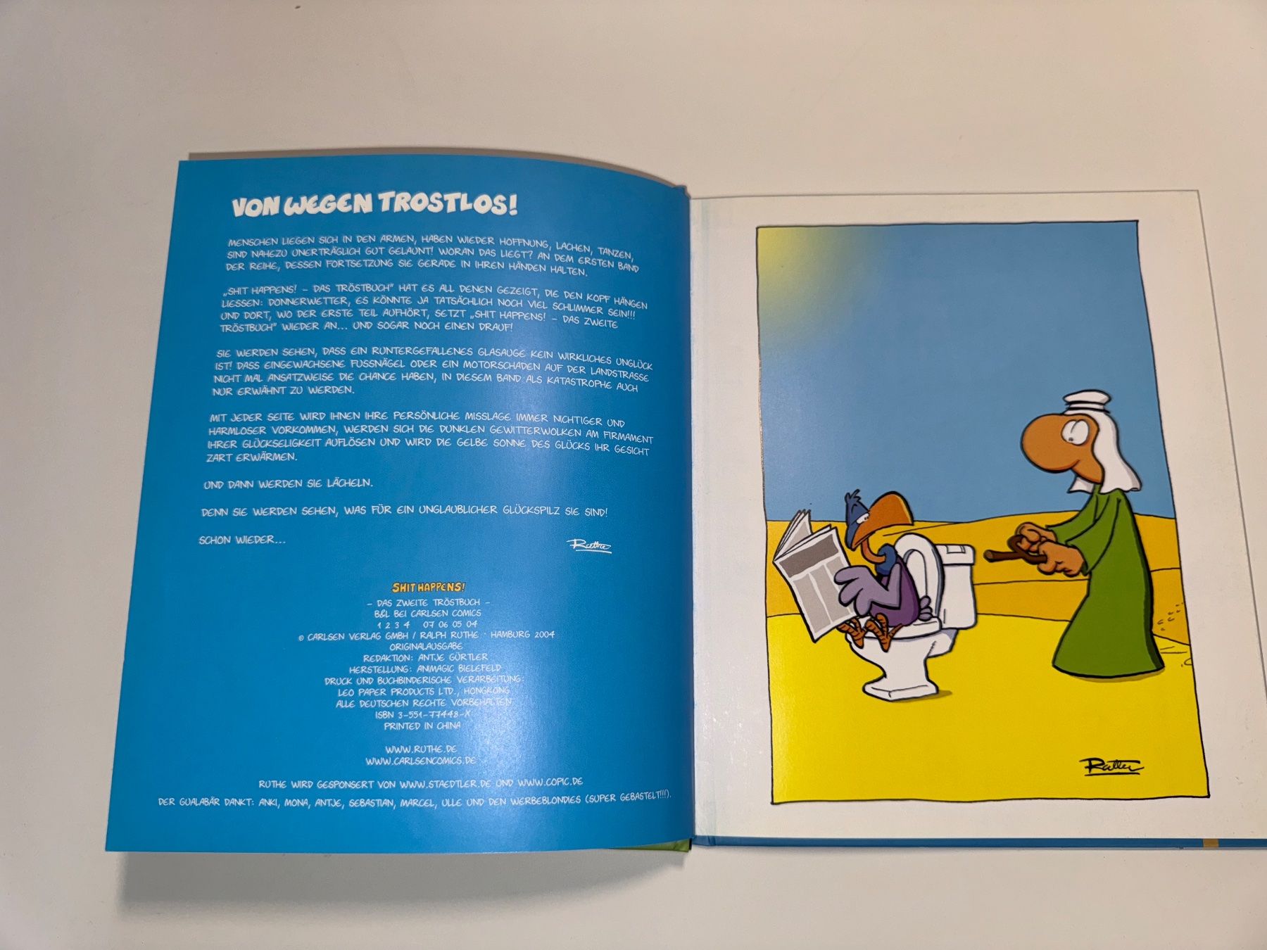 Fumetti: COMIC: Shit happens, Das zweite Tröstbuch – Usato da Grosswangen venduto da Kleine.Knoepfe 2