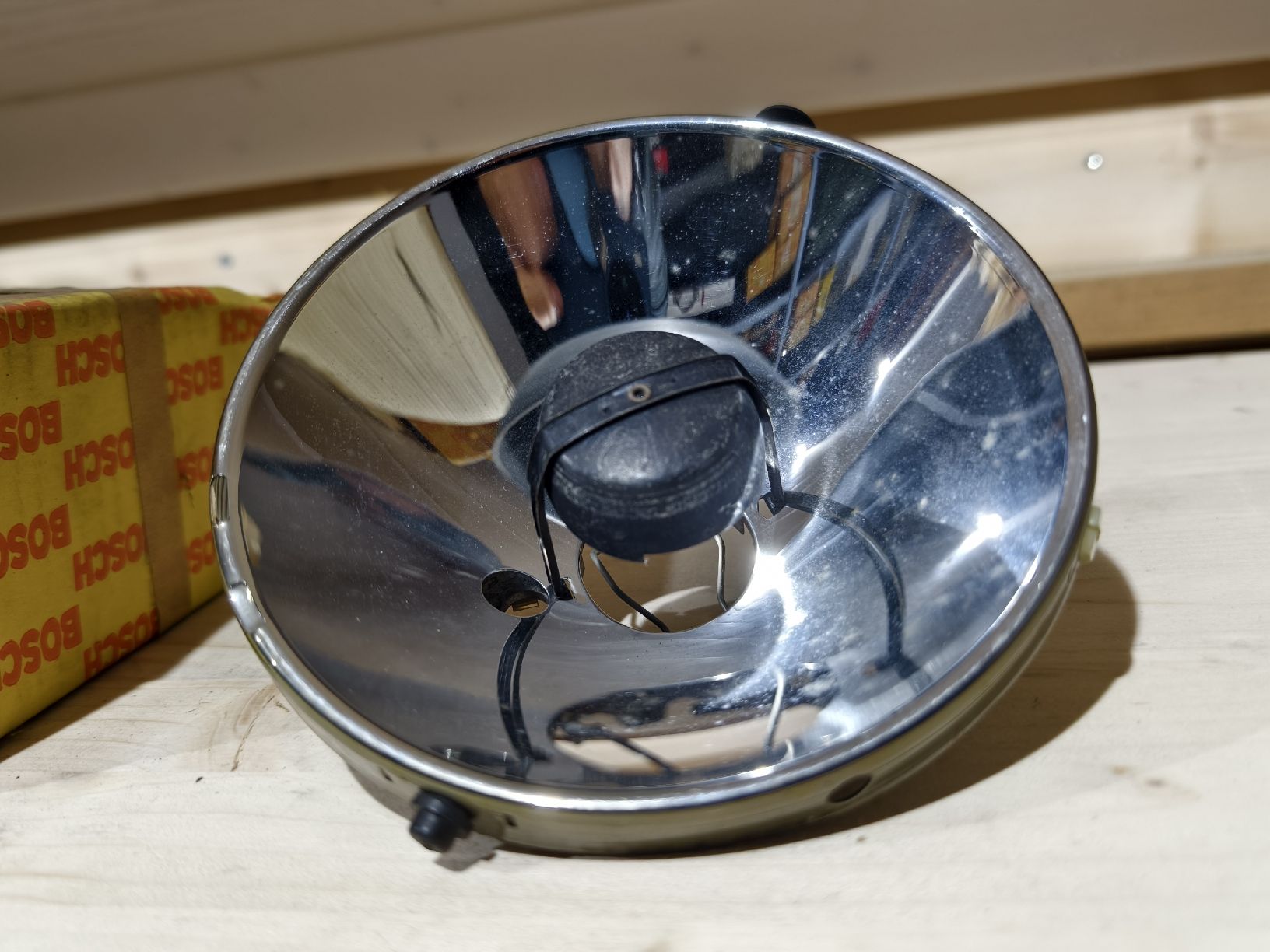 Bosch Scheinwerfer: Bosch Scheinwerfer-Reflektor 2305313907 Oldtimer Ersatzteil – Neu (gemäss Beschreibung) aus Ottoberg von KingTony 1