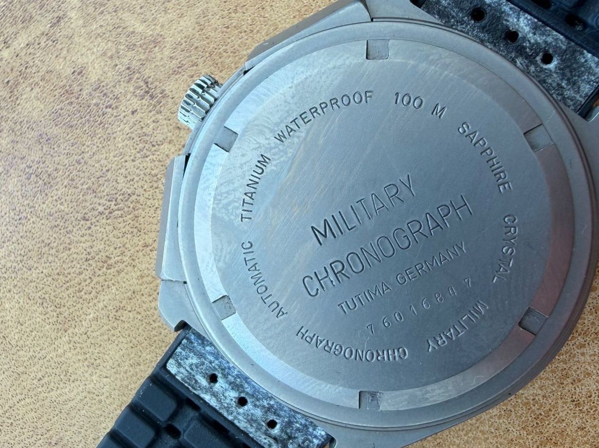Orologi: Tutima Military Chronographe Titanium – Usato da La Chaux-de-Fonds venduto da JUVAL_Horlogerie 4